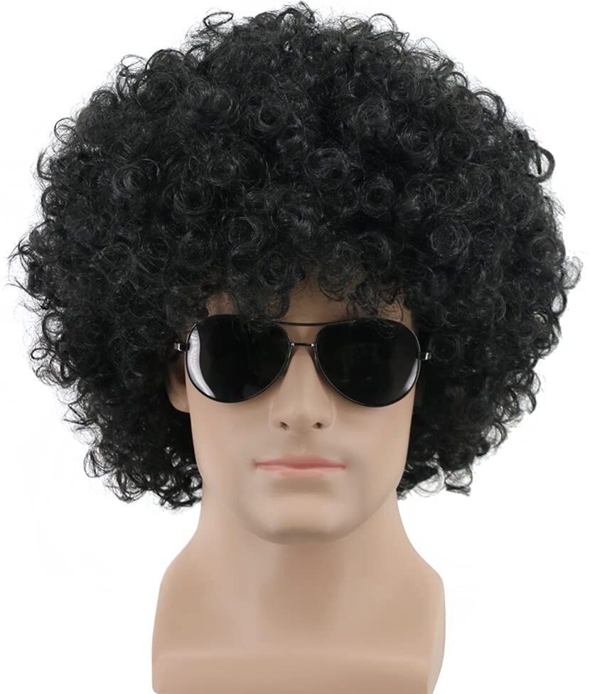 Premium Curly Clown Joker Malinga Unisex Funky Hair Wig-image-7