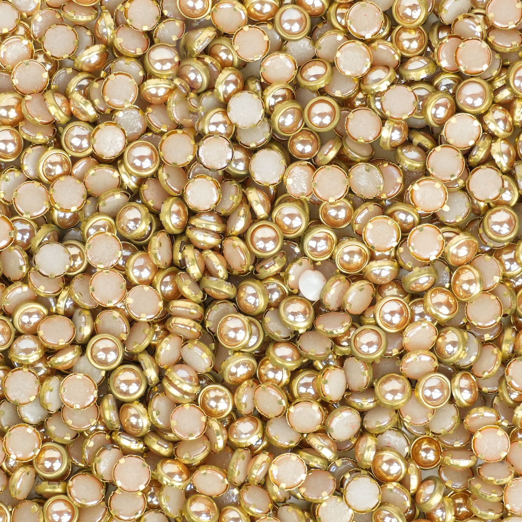 5mm Pearl Round Shape Gold Color - 100g-image-33