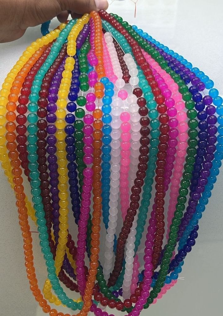 atifa 300 PCS 8MM 12 COLOR GLASS BEADS FOR CRAFT EACH COLOR 25 PCS-picture-15