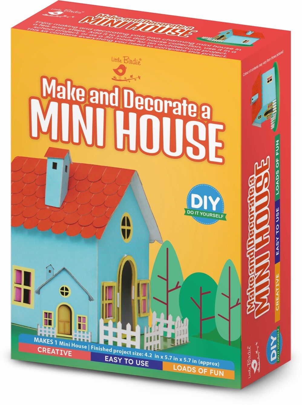 DIY Kit - Make And Decorate A Mini House Kit, 1 Box-image-8