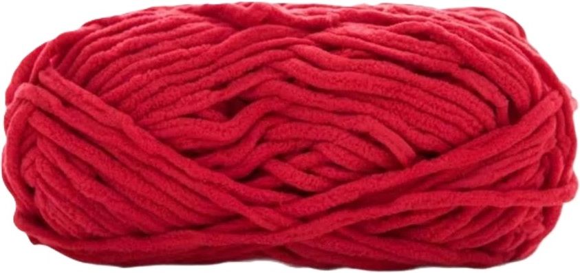 rudra Red Velvet Knitting Yarn 200g Soft Wool for Crochet & Knitting-picture-2