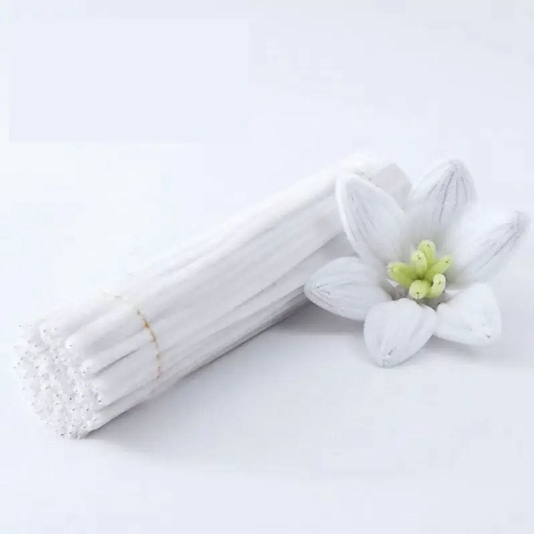 102 Pcs Chenille Stem Pipe Cleaners for Flower Making for Craft & Decorations-image-33