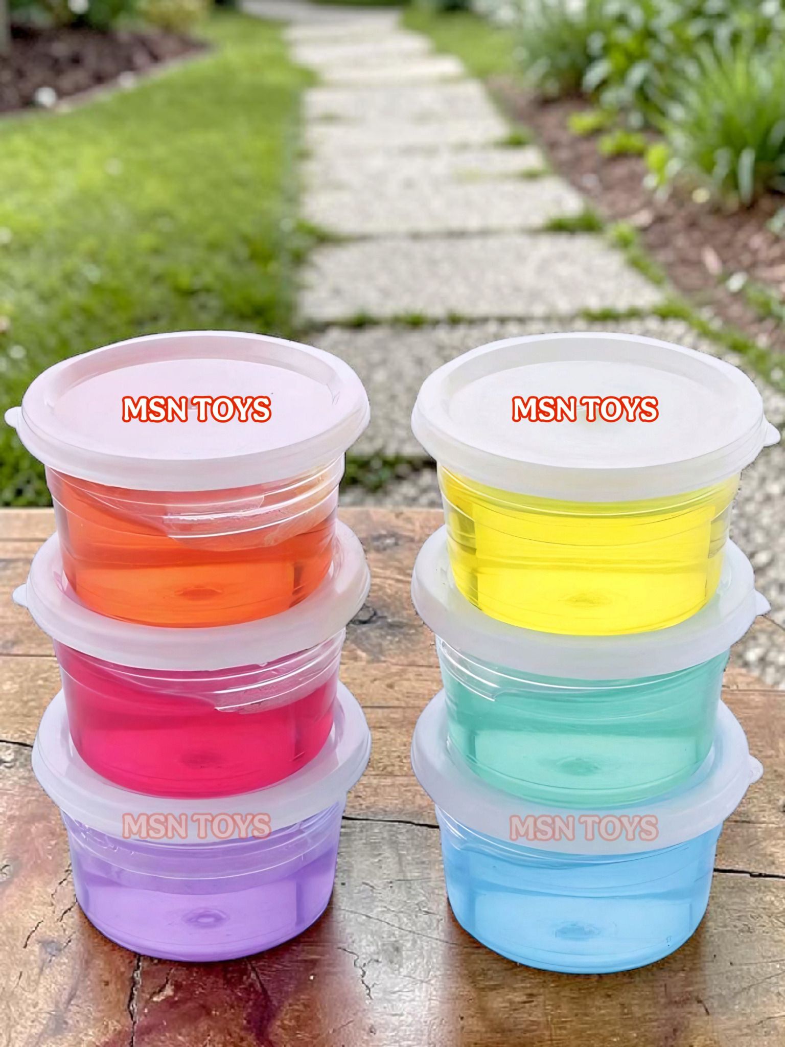Magic slime Gel Air Dry Crystal clay for kids Pack of 6 SL21-image-35
