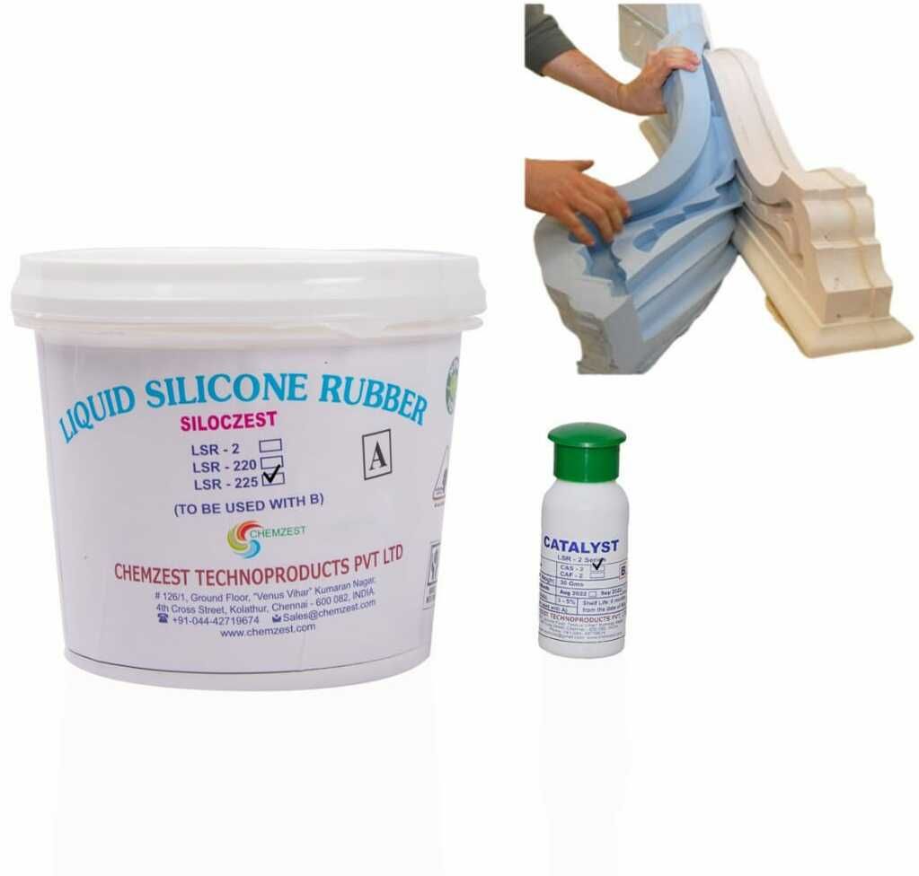 LSR225 Slow Liquid Silicone Rubber for Artificial Stone,Wood Mold Making-image-29
