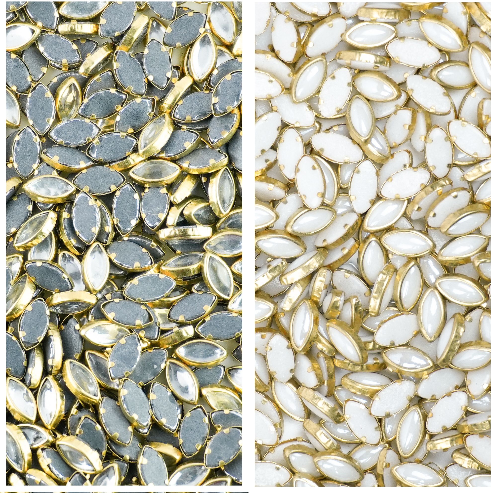vdcg Gloss & Pearl Eye Shape 8K White Color - Each 50g-picture-44
