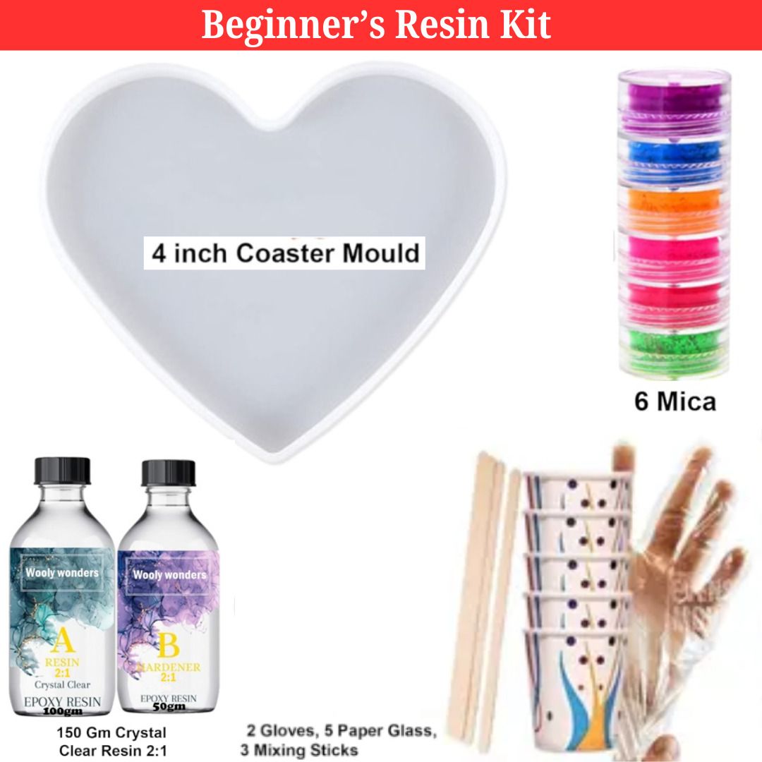 qroof Resin Coaster Making kit with 150Gm-picture-26