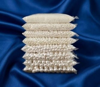 50 Pearl 10mm White Beads for Pearl Craft Collection-image-16