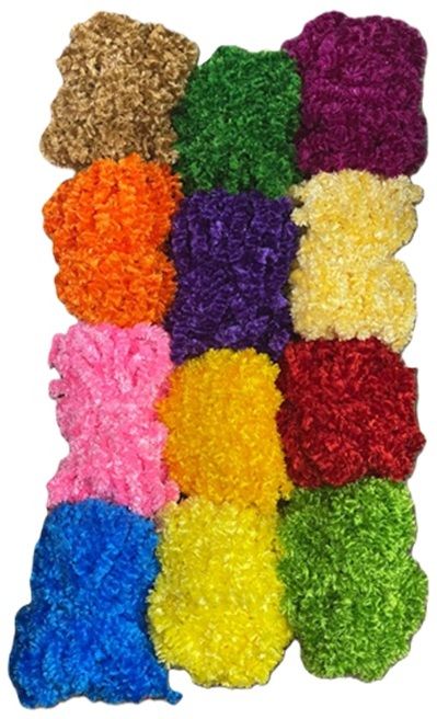 Fur Wool 12 Assorted Colours 20 Meter Each Colour-image-29