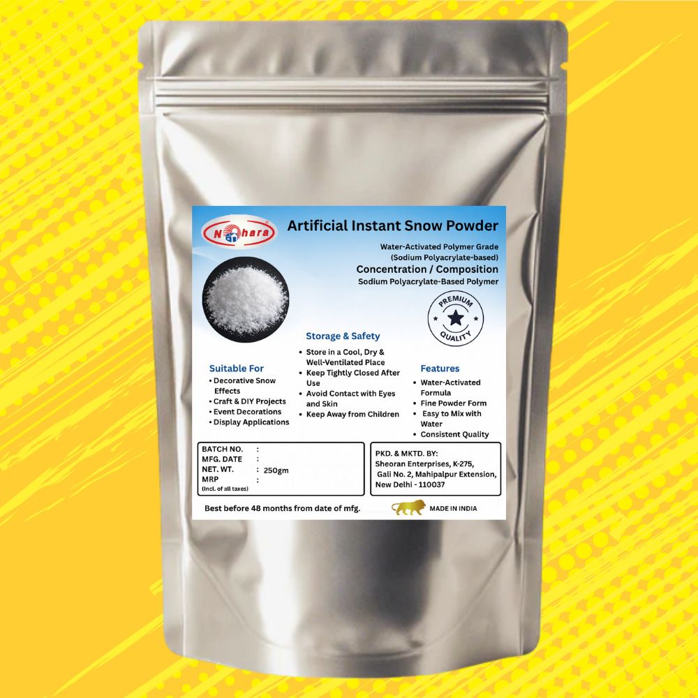 nohara Artificial Instant Snow Powder 250 Gram for Craft, DIY & Decorations-picture-27