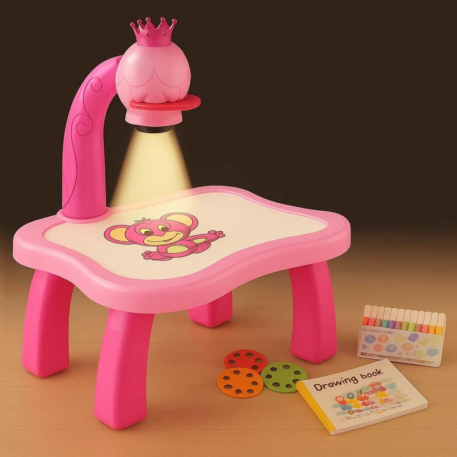 Drawing Projector Table Set 24 Patterns Led Magic Doodle Board Kit for Kids-image-40