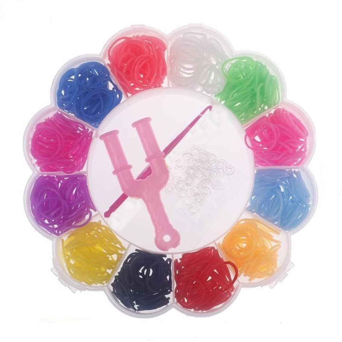 bestie toys Rainbow Color Rubber Bands DIY Set, Bracelet Making Kit for Girls/Women-picture-23