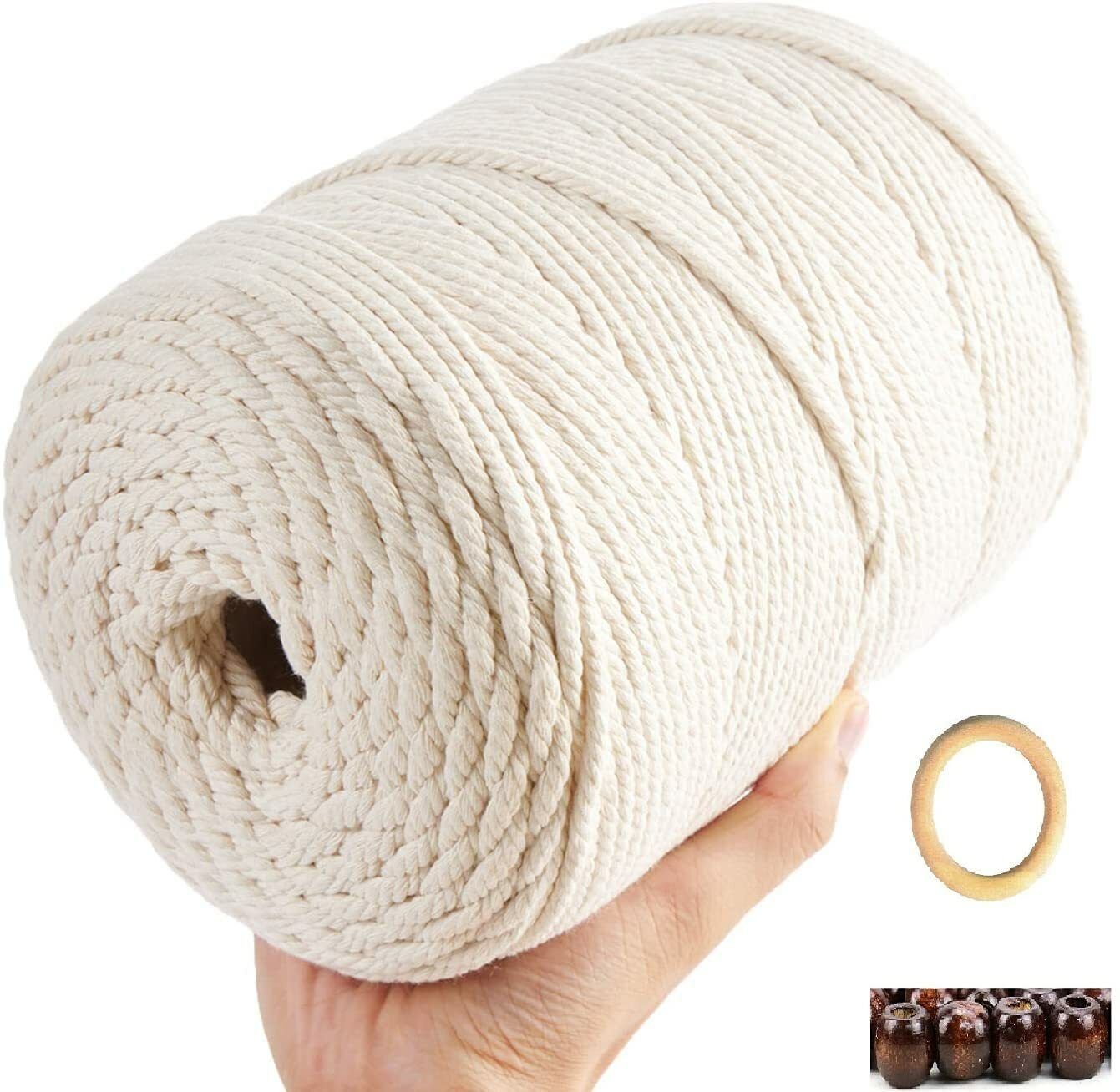 Twisted 3mm 200 Meters Macrame Thread for Craft