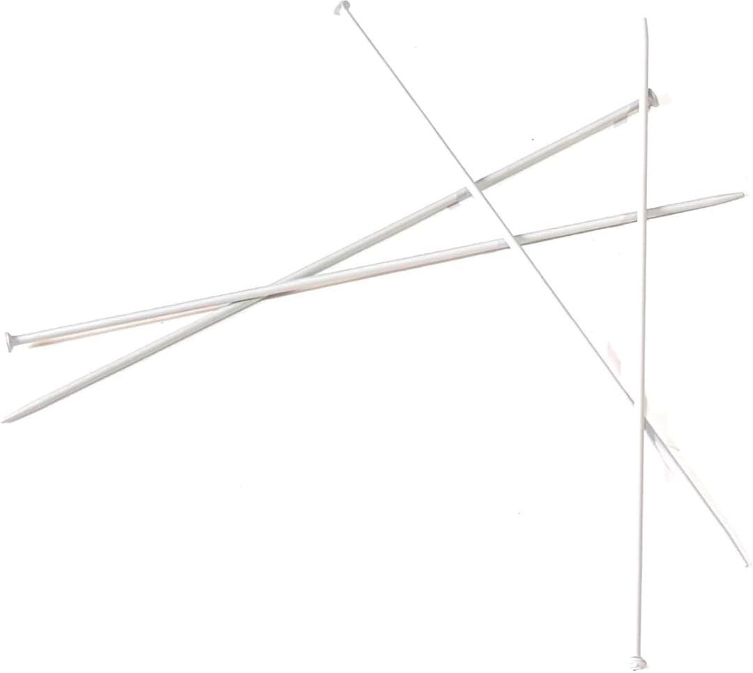 yooko Knitting Needle Pins Set - 4 Pcs 10no. Rounded Knob Single Sided Wool Salai-picture-18
