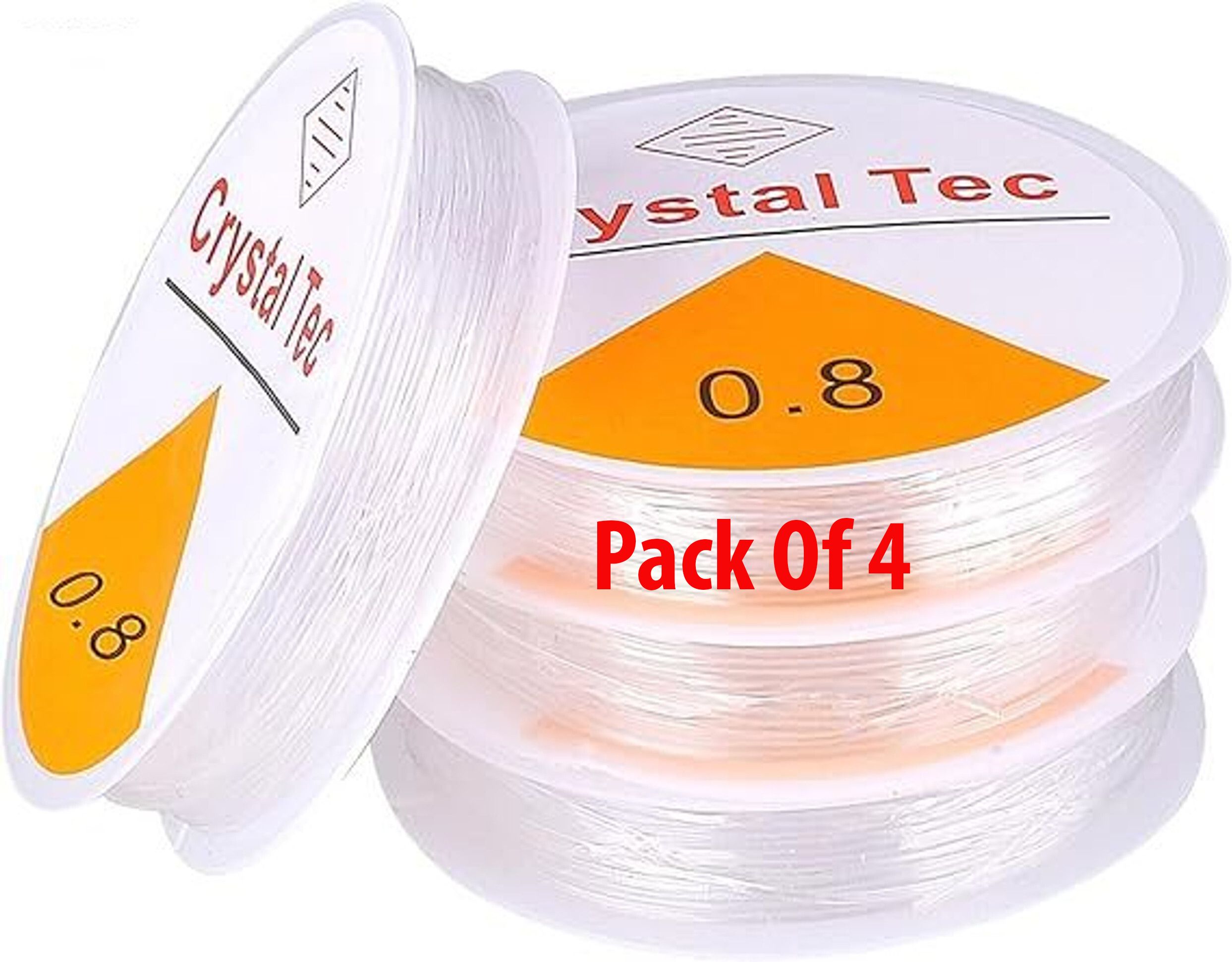 Crystal Elastic Transparent Thread Jewellery Craft 0.8 mm White Beading Wire-image-9