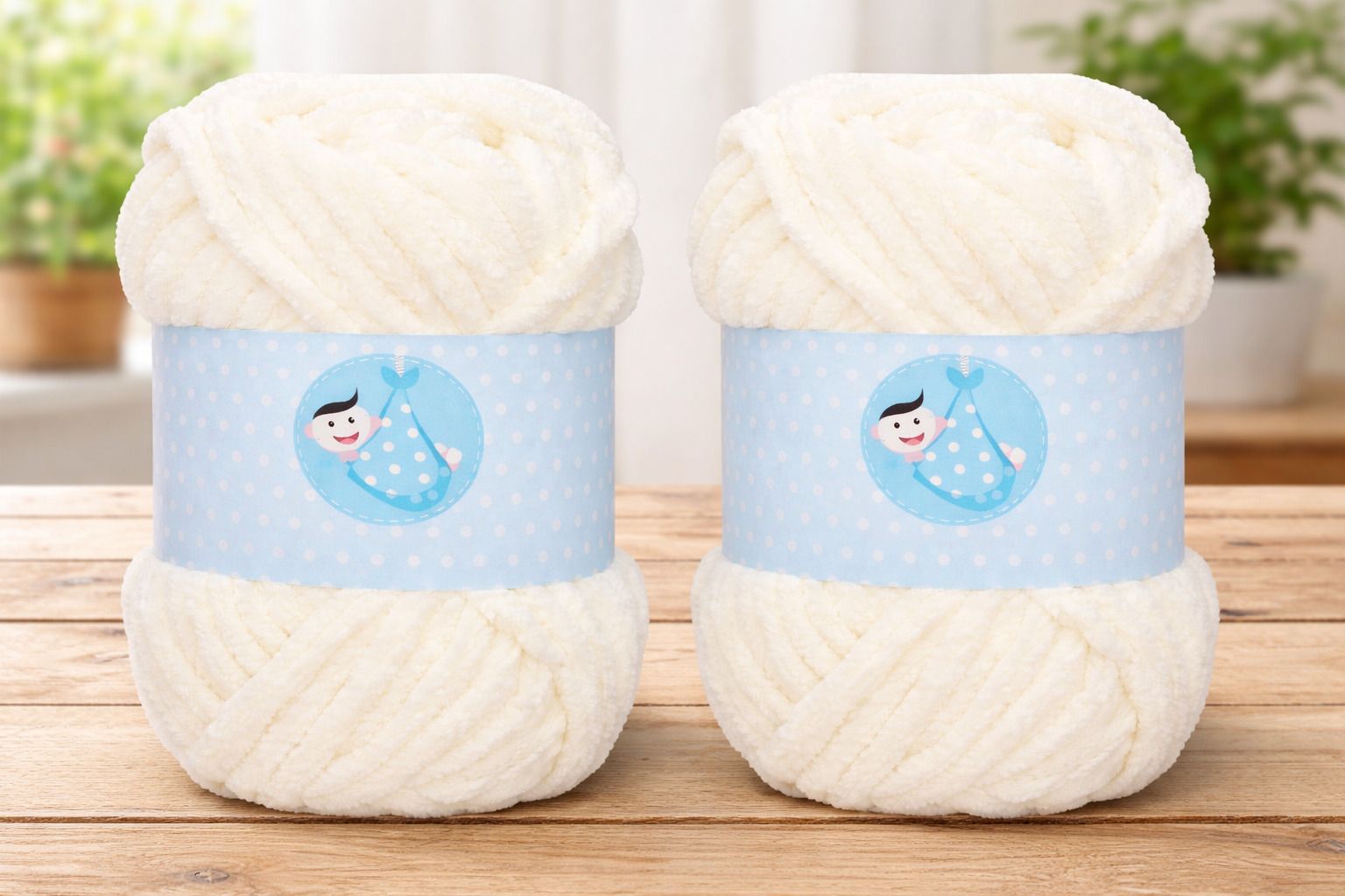 Velvet Chenille Wool Yarn Pack of 2 (100g Each) For Knitting DIY-image-28