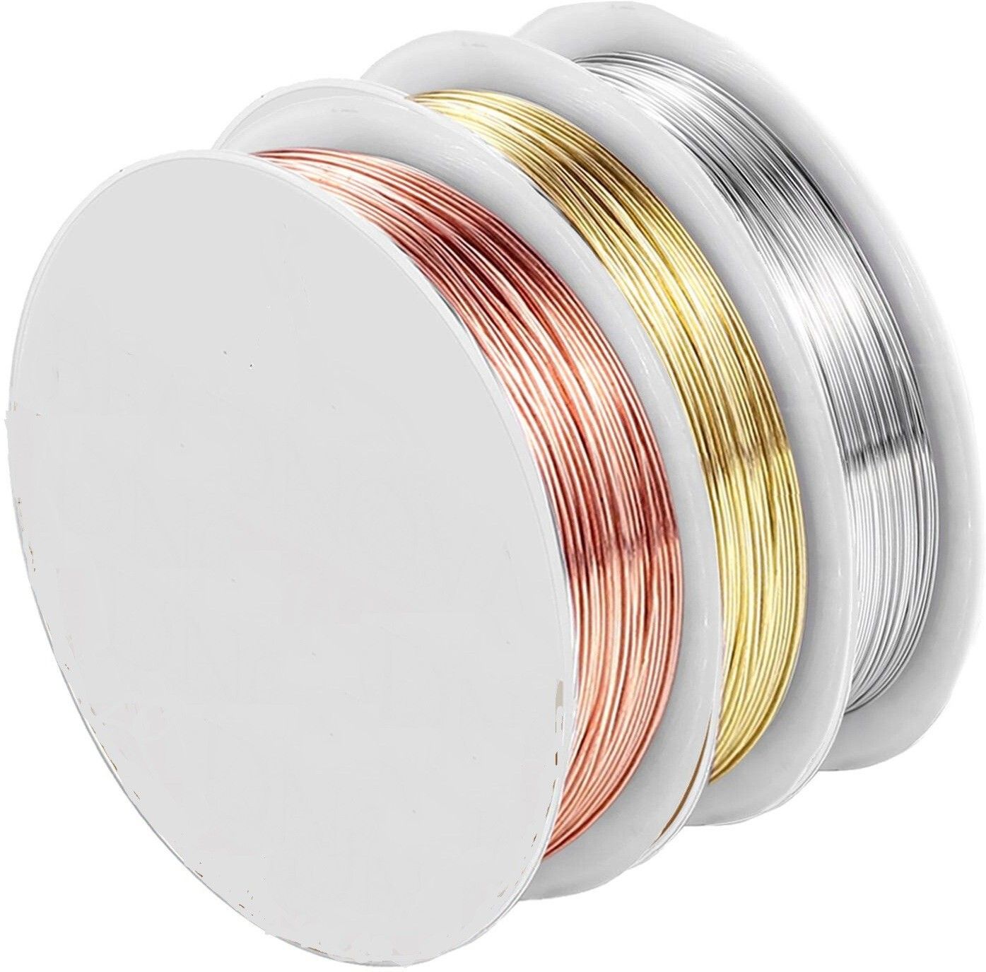 art ifact 30 Meters-20 Gauge (0.92mm) Copper, Silver and Brass Wire (10 Meters Each)-Craft-picture-16