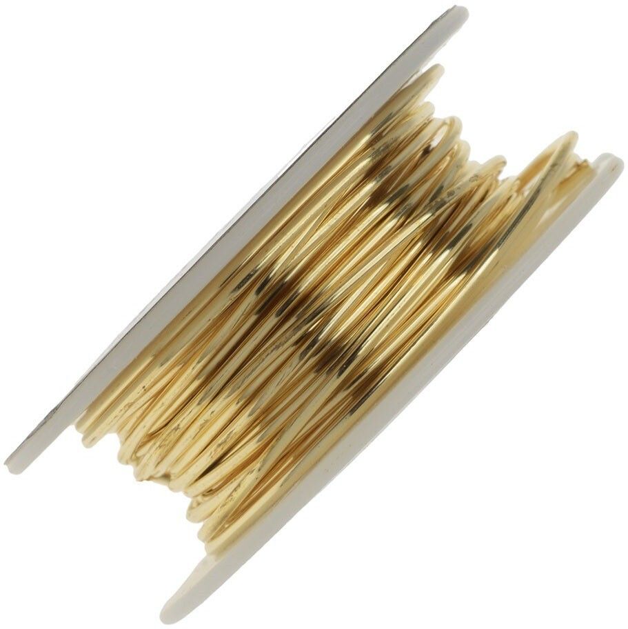 10 Meters Brass Wire 20 Gauge(0.92mm) For Craft, beading and Jewellery-image-16