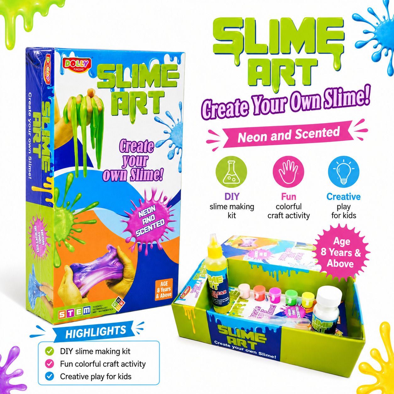 athmika enterprises Slime Art Toy Junior-picture-4