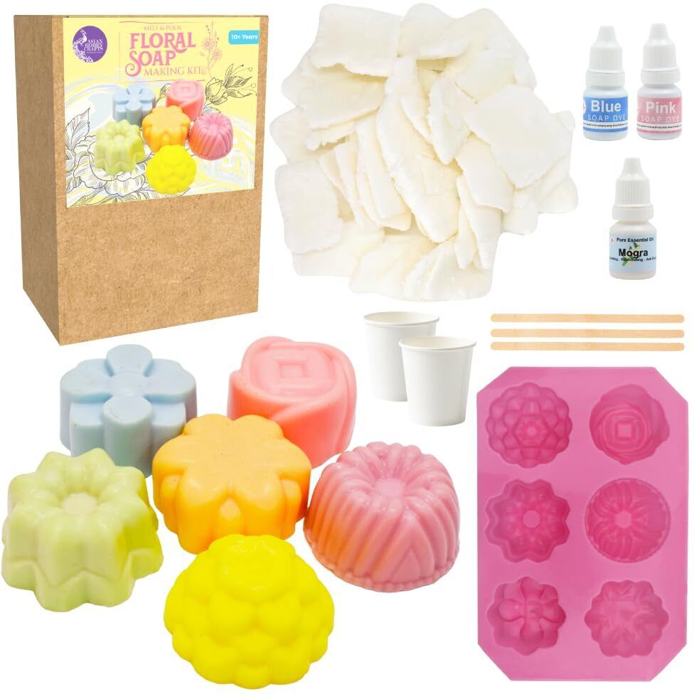 Floral Soap Making Kit for Kids – DIY Soap Craft & Activity-image-47