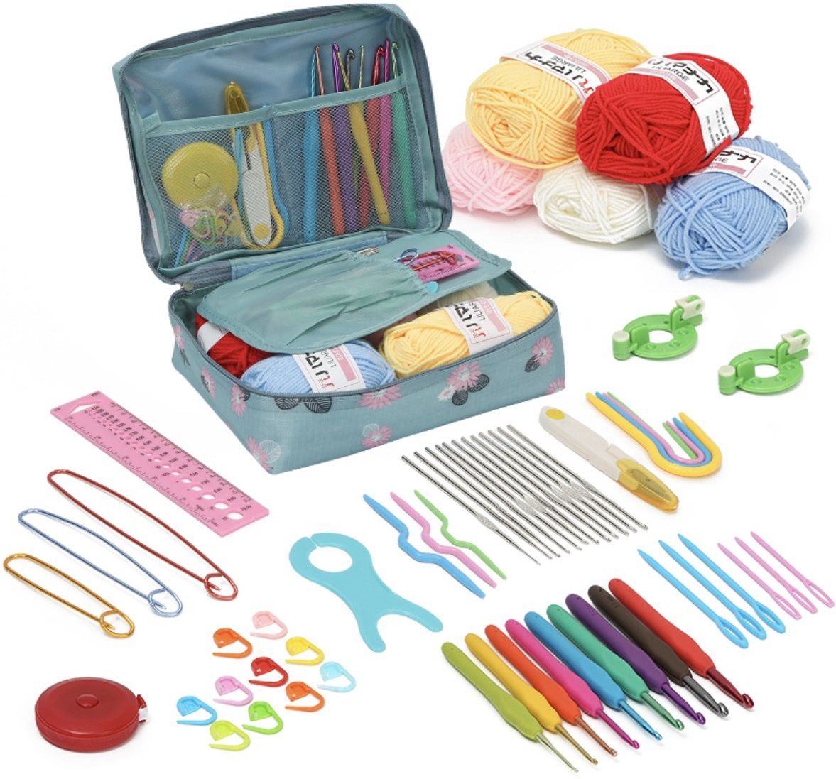 lukaf Crochet Starter Kit with Storage Case,-picture-1