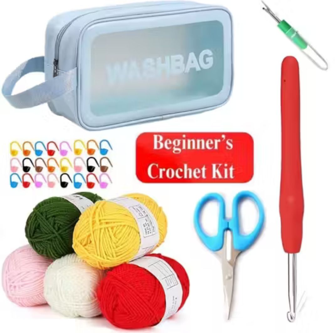 Crochet Kits for Beginners with Crochet Thread