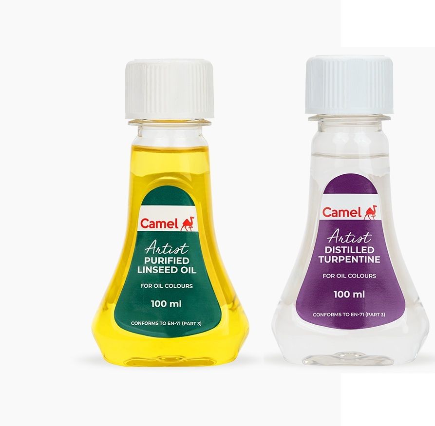 camel Artist Linsid And Turpentine oil Oil Medium-picture-17