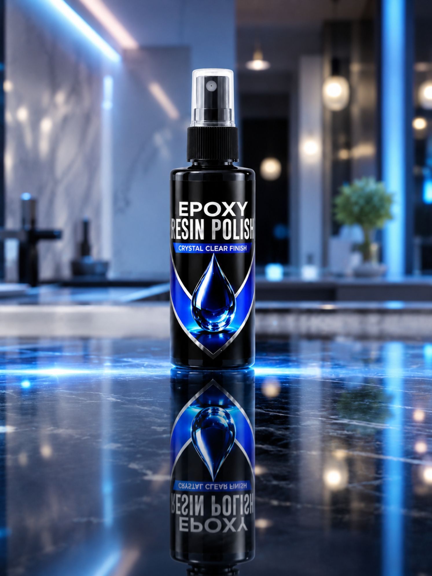 Epoxy Resin Polish Spray for River Tables, Countertops& Resin Art,Restores Shine Resin Art Medium-image-13