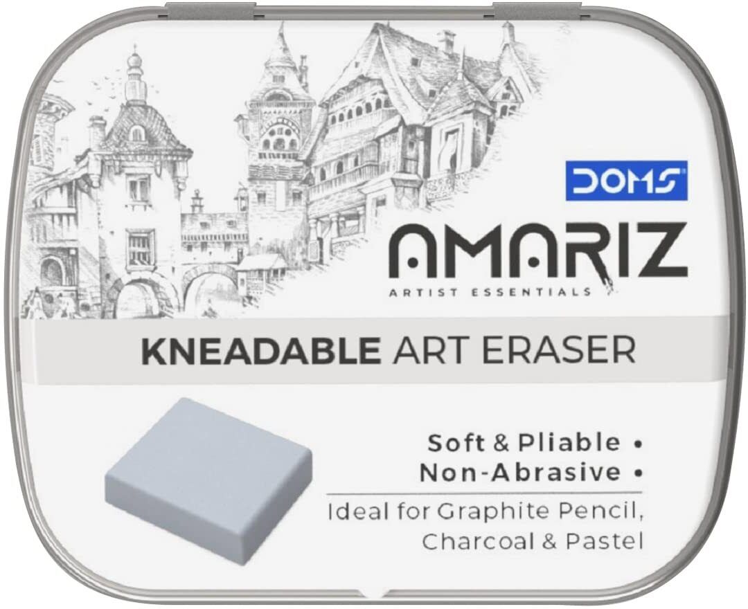 doms Amriz Kneadable Art Eraser | Ideal for Graphite Pencil, Charcoal & Pastel Non-Toxic Eraser-picture-38