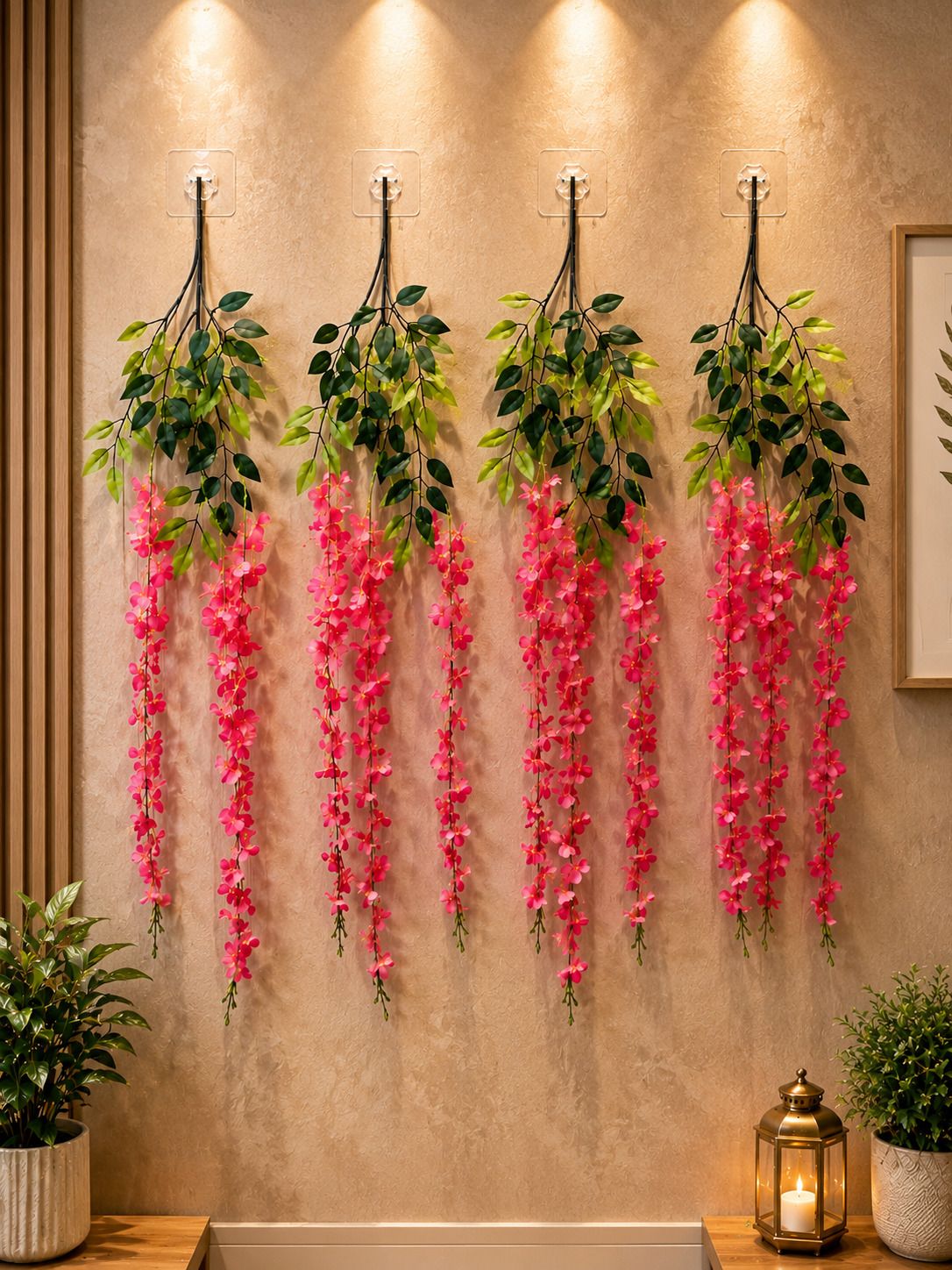 bs decore Pink Bird of Paradise Artificial Flower-picture-19