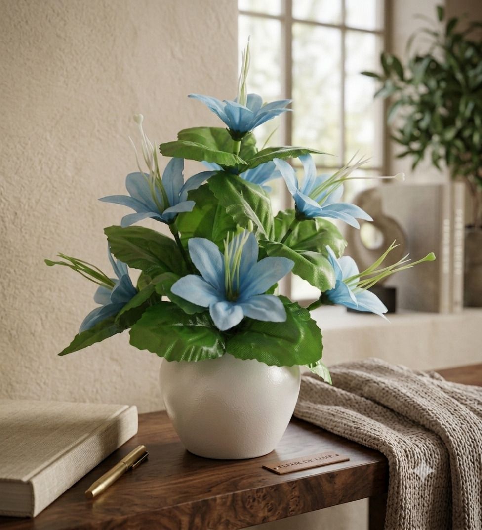 yashika Artificial Flower Multicolor Wild Flower Artificial Flower with Pot-picture-26