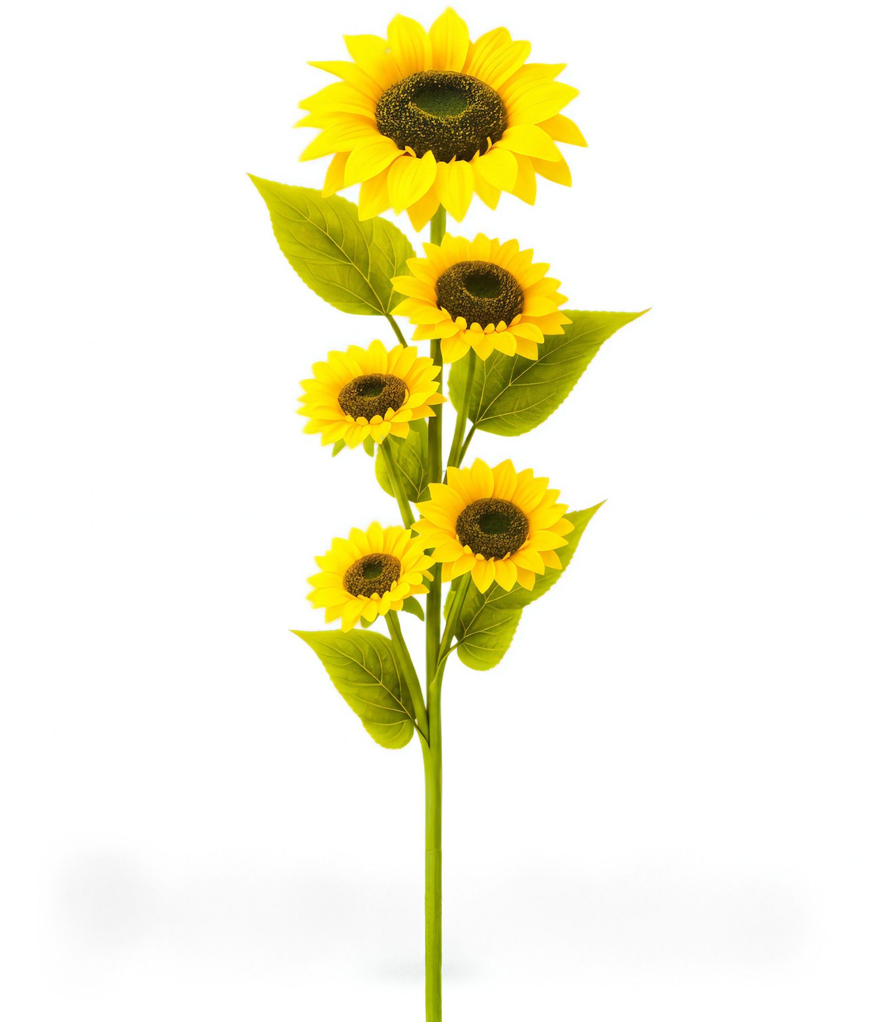 Wow look Large Artificial Sunflower 4ft long 5 Giant Fake Silk Sunflowers Floral Multicolor, Yellow Sunflower Artificial Flower-image-28