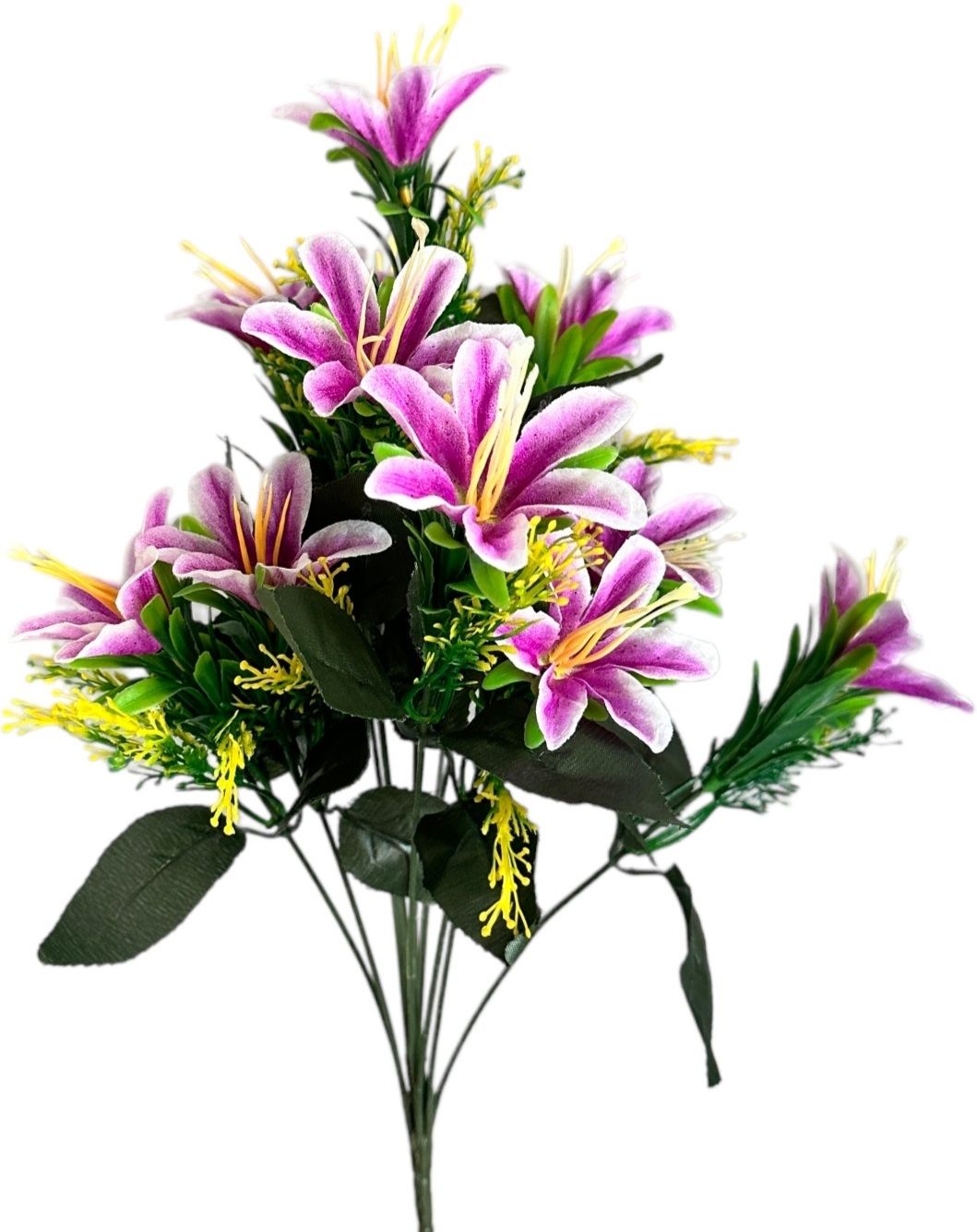 ramarch Purple Lily Artificial Flower with Pot-picture-13