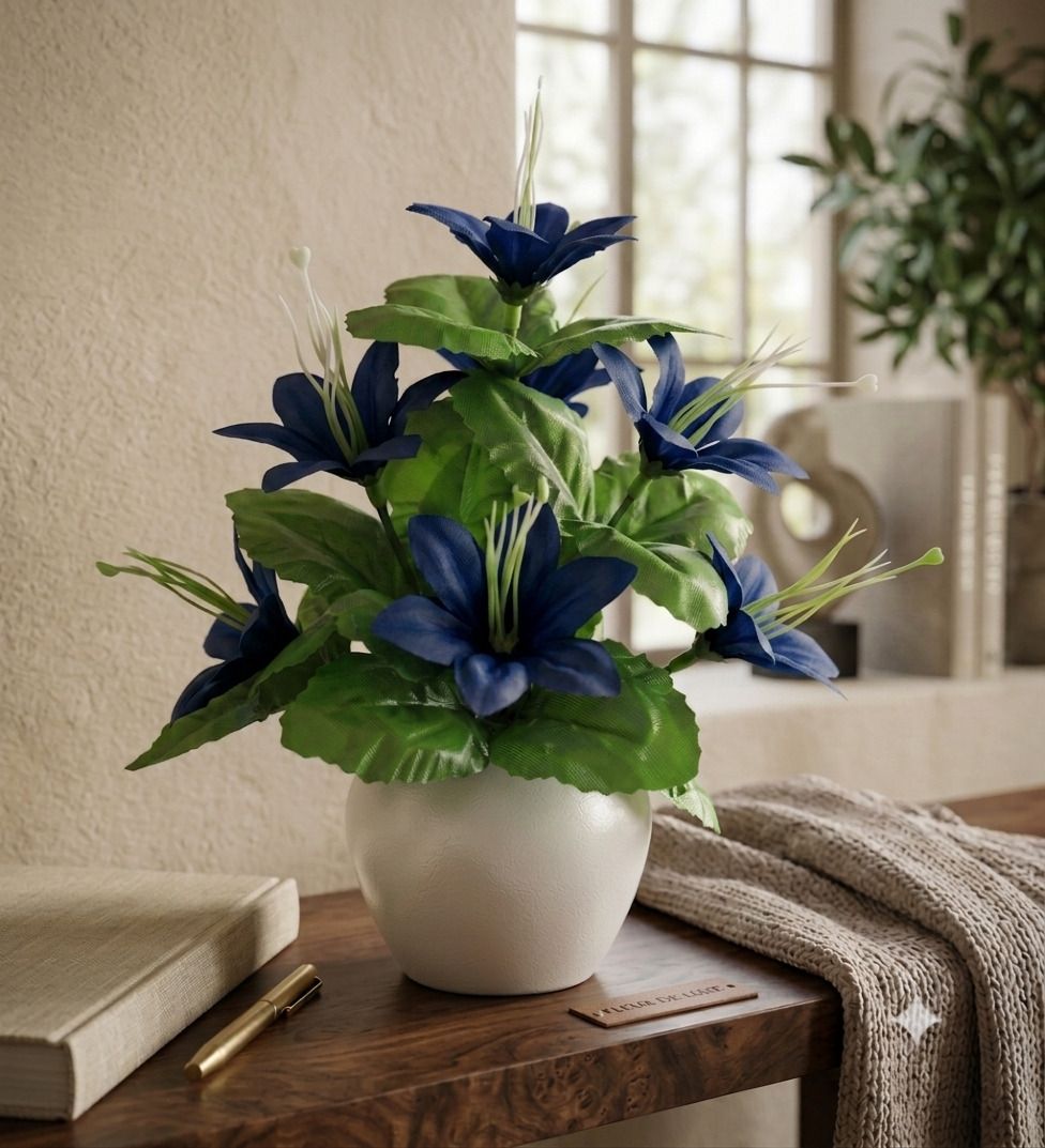 yashika Artificial Flower Multicolor Wild Flower Artificial Flower with Pot-picture-18