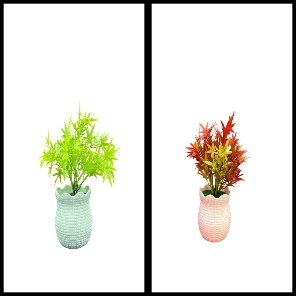 nexat Artificial Plant with Pot for Decoration of LivingRoom, Showcase or Office Table Bonsai Wild Artificial Plant with Pot-picture-11