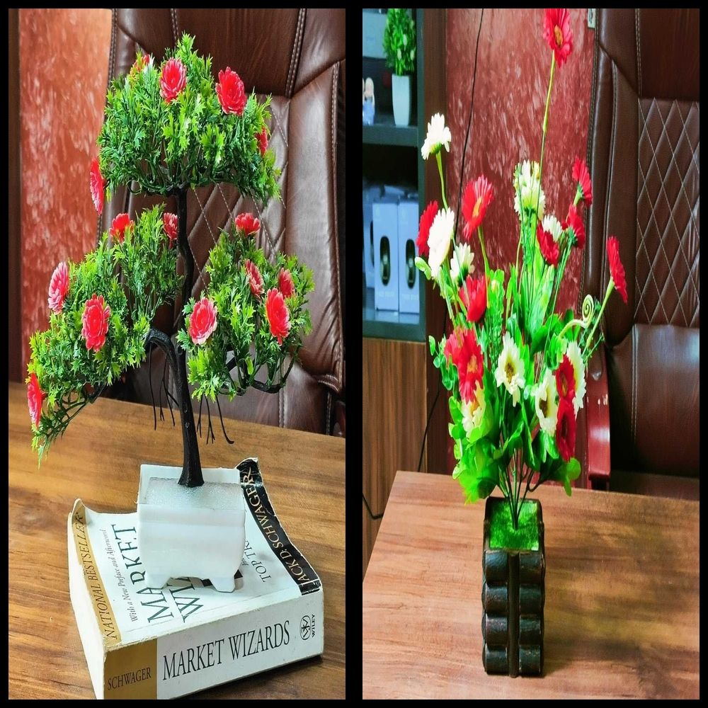 nexat Artificial Plant with Pot for Decoration of LivingRoom, Showcase or Office Table Bonsai Wild Artificial Plant with Pot-picture-30