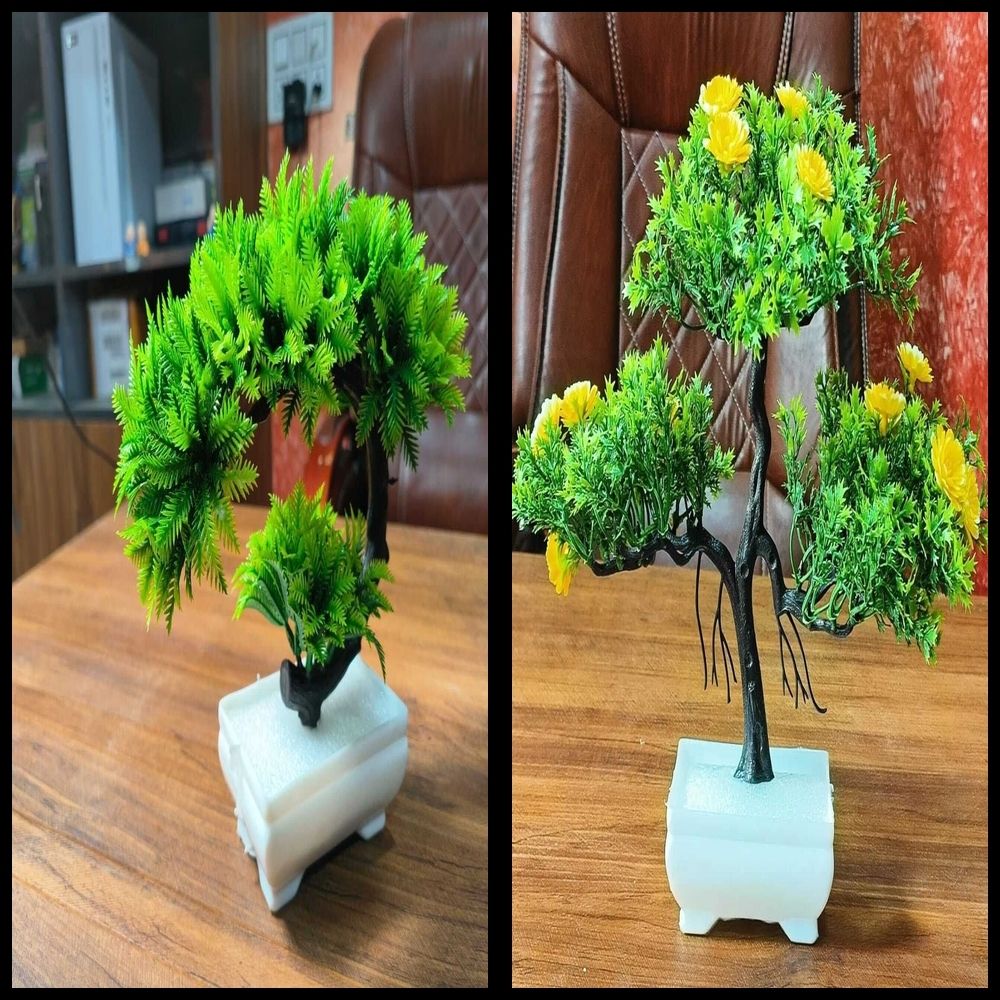 nexat Artificial Plant with Pot for Decoration of LivingRoom, Showcase or Office Table Bonsai Wild Artificial Plant with Pot-picture-25