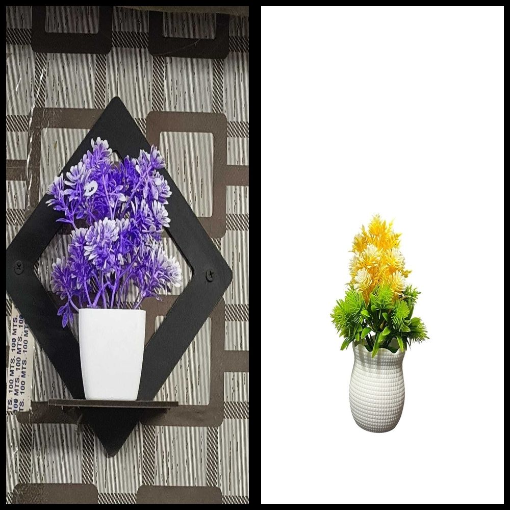 nexat Artificial Plant with Pot for Decoration of LivingRoom, Showcase or Office Table Bonsai Wild Artificial Plant with Pot-picture-41