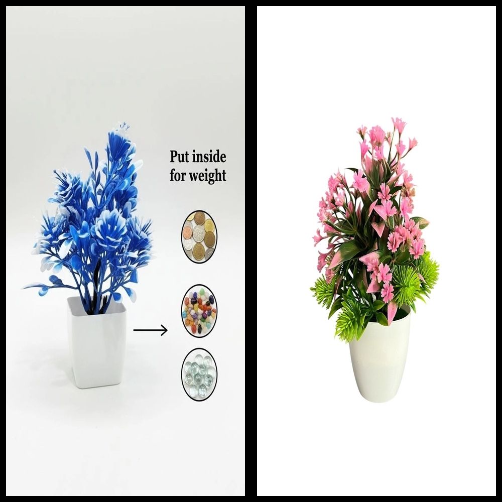 lakhaji Artificial Plant with Pot for Decoration of LivingRoom, Showcase or Office Table Bonsai Wild Artificial Plant with Pot-picture-20