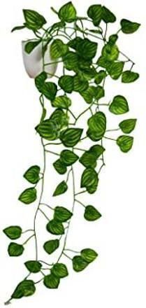 Home Decor Real Touch Vine Plant Falling Ntural Look Wild Artificial Plant with Pot-image-13