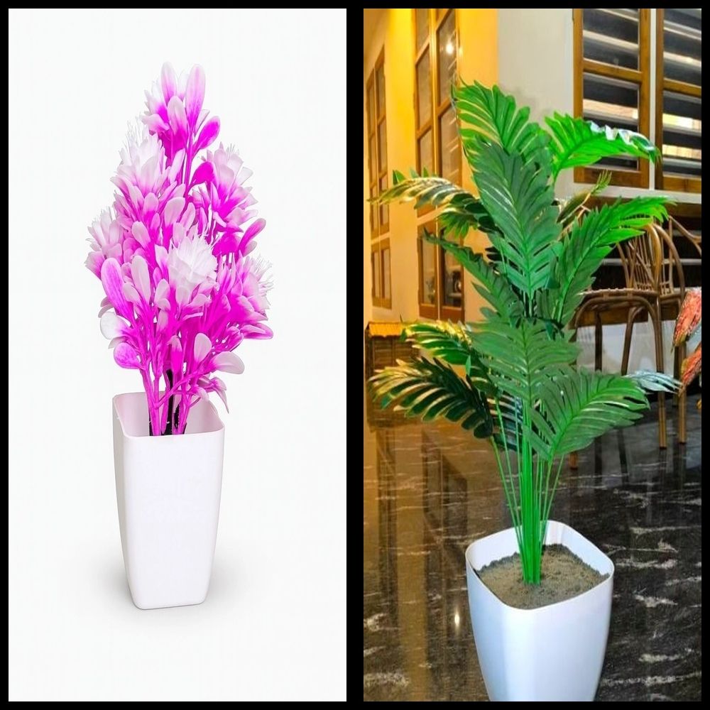 nexat Artificial Plant with Pot for Decoration of LivingRoom, Showcase or Office Table Bonsai Wild Artificial Plant with Pot-picture-49