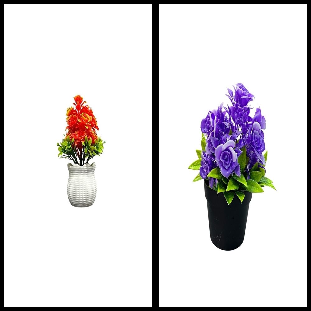nexat Artificial Plant with Pot for Decoration of LivingRoom, Showcase or Office Table Bonsai Wild Artificial Plant with Pot-picture-18