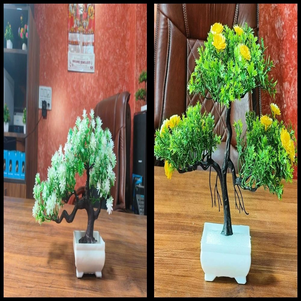 nexat Artificial Plant with Pot for Decoration of LivingRoom, Showcase or Office Table Bonsai Wild Artificial Plant with Pot-picture-27