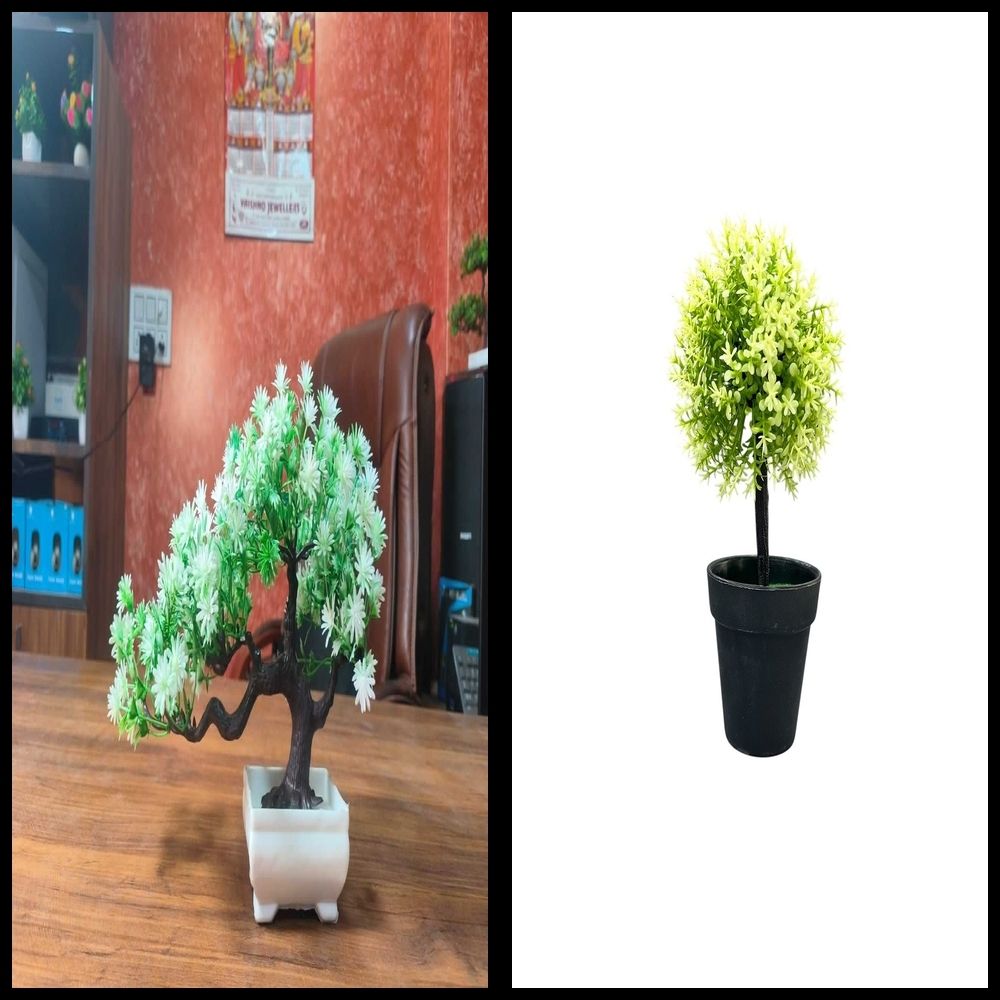 nexat Artificial Plant with Pot for Decoration of LivingRoom, Showcase or Office Table Bonsai Wild Artificial Plant with Pot-picture-36