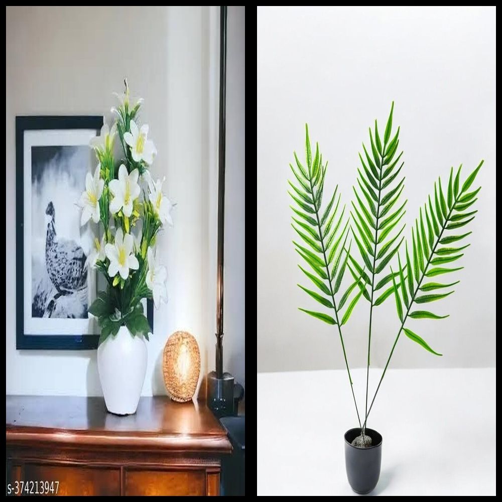 lakhaji Artificial Plant with Pot for Decoration of LivingRoom, Showcase or Office Table Bonsai Wild Artificial Plant with Pot-picture-10