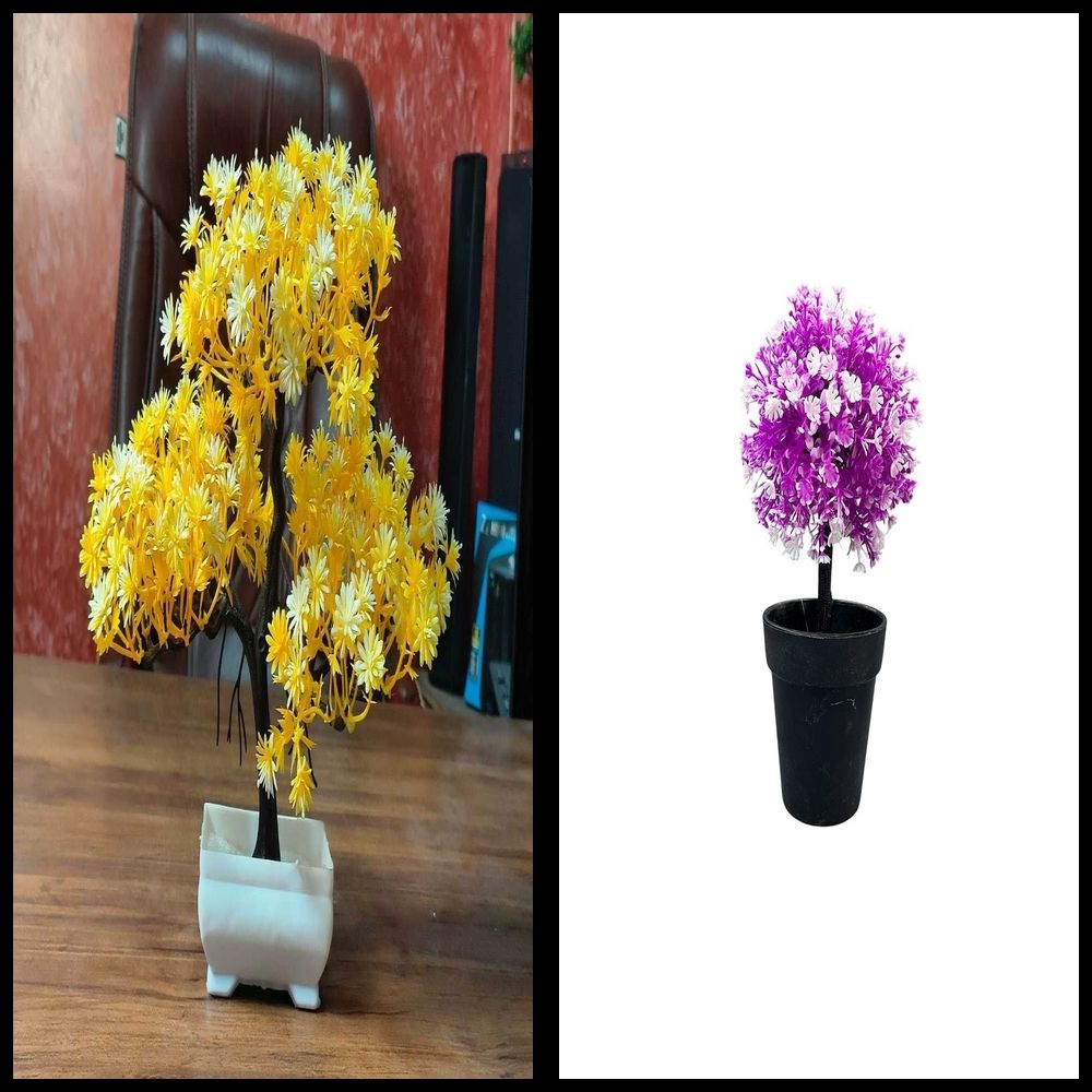 nexat Artificial Plant with Pot for Decoration of LivingRoom, Showcase or Office Table Bonsai Wild Artificial Plant with Pot-picture-18