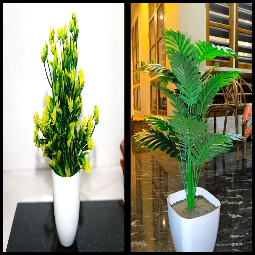 lakhaji Artificial Plant with Pot for Decoration of LivingRoom, Showcase or Office Table Bonsai Wild Artificial Plant with Pot-picture-42