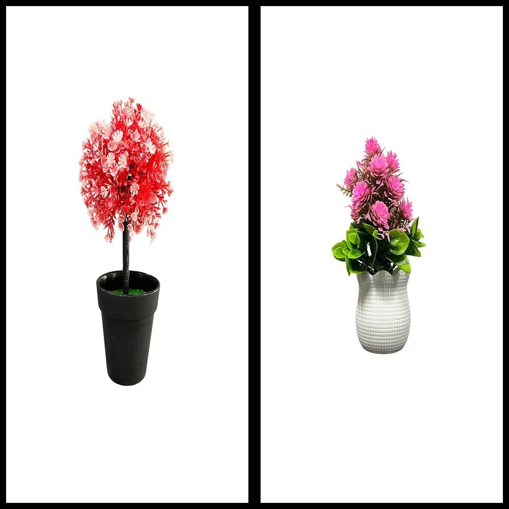 lakhaji Artificial Plant with Pot for Decoration of LivingRoom, Showcase or Office Table Bonsai Wild Artificial Plant with Pot-picture-11
