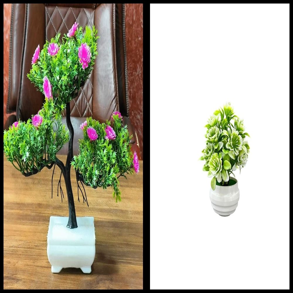 nexat Artificial Plant with Pot for Decoration of LivingRoom, Showcase or Office Table Bonsai Wild Artificial Plant with Pot-picture-22