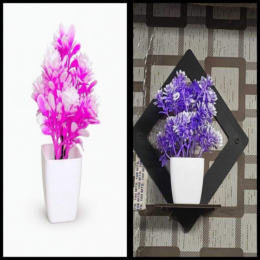 nexat Artificial Plant with Pot for Decoration of LivingRoom, Showcase or Office Table Bonsai Wild Artificial Plant with Pot-picture-28