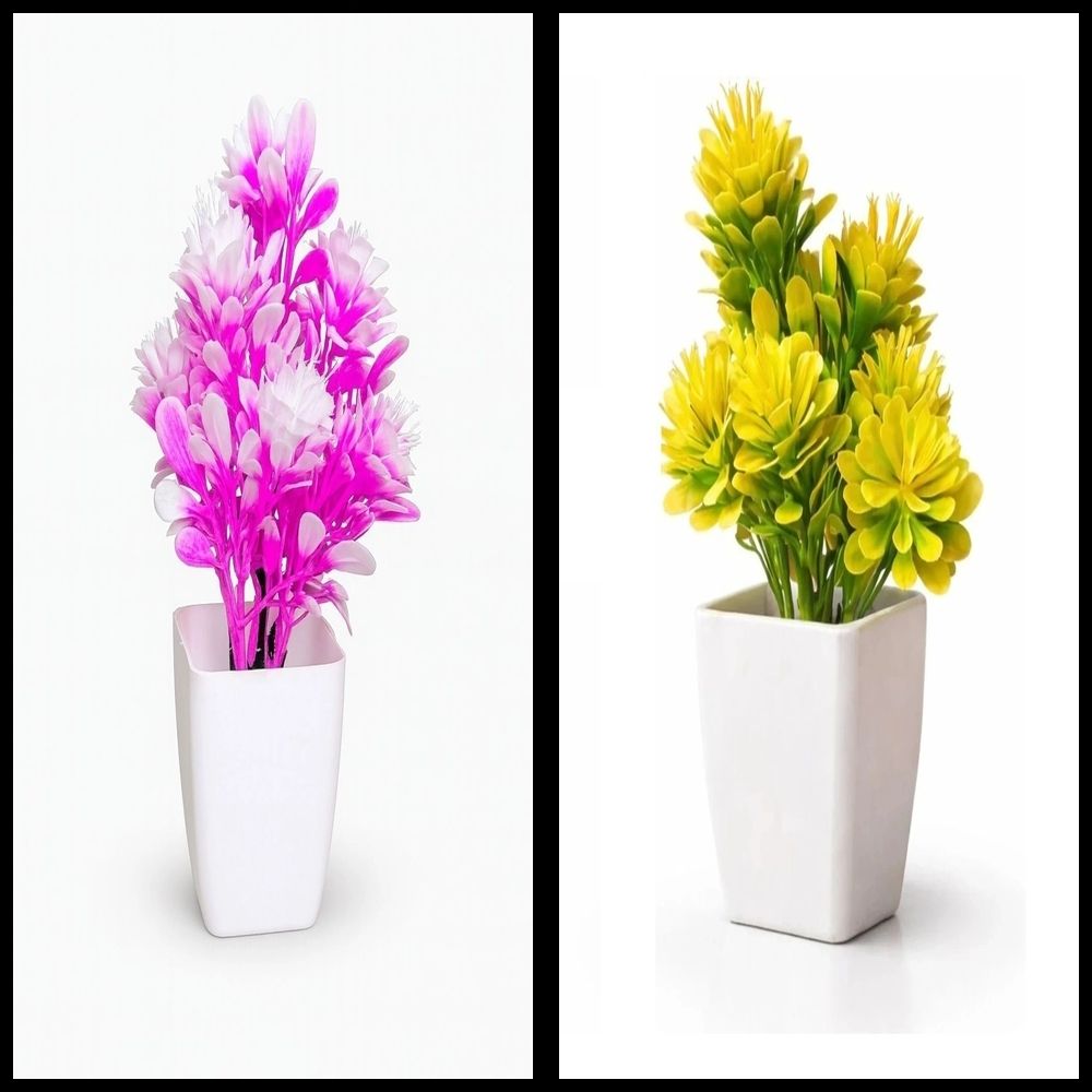 lakhaji Artificial Plant with Pot for Decoration of LivingRoom, Showcase or Office Table Bonsai Wild Artificial Plant with Pot-picture-39